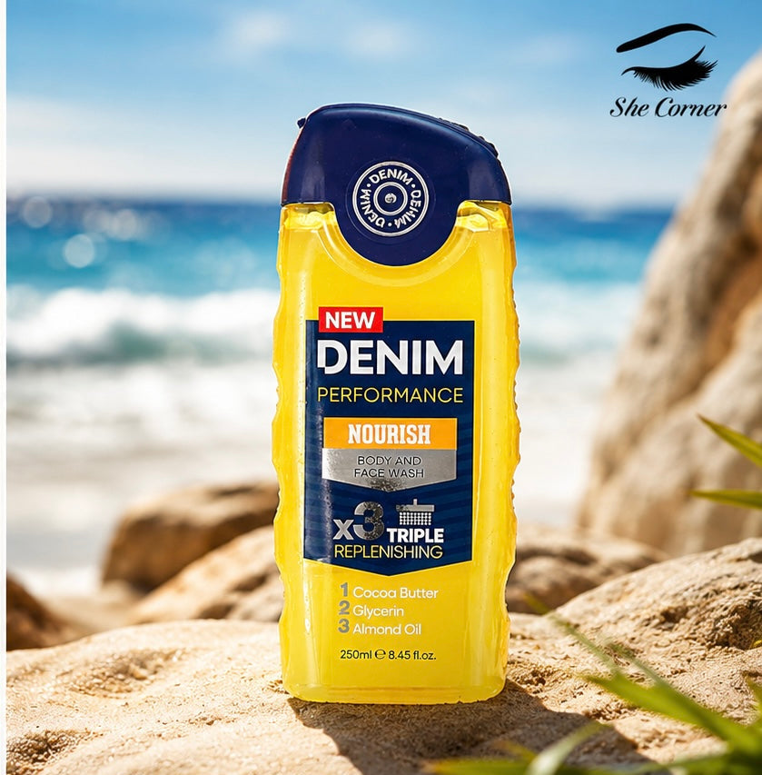Denim Nourish Body and Face Wash 250 ml