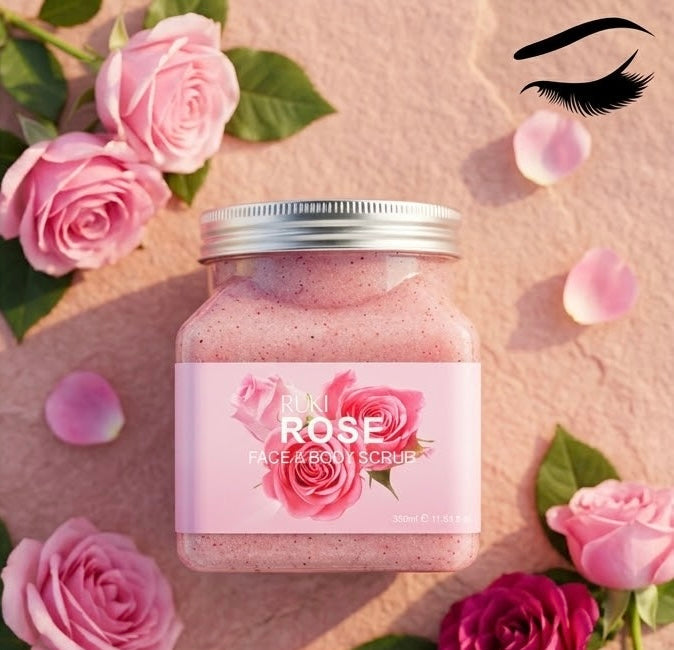 Ruki Rose Face & Body Scrub 350ml