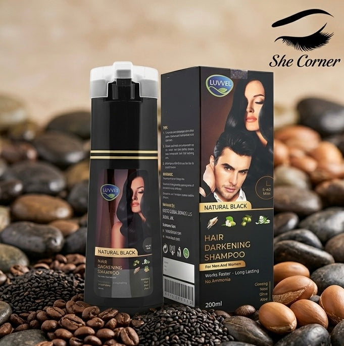 Luvvel Shampoo Hair Colour Black&Brown