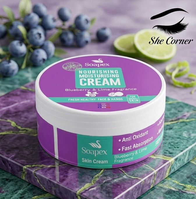 Soapex Blueberry & Lime Moisturizing Cream 220ml