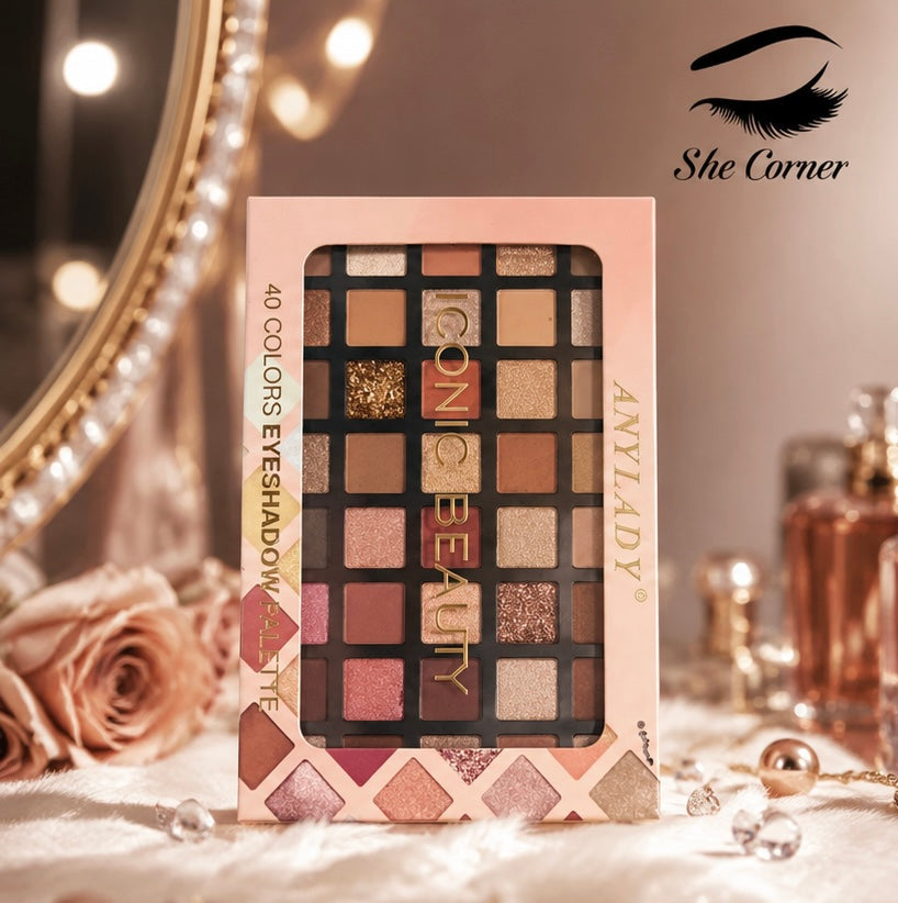 Any Lady Iconic Beauty 40 Colors Eye Kit