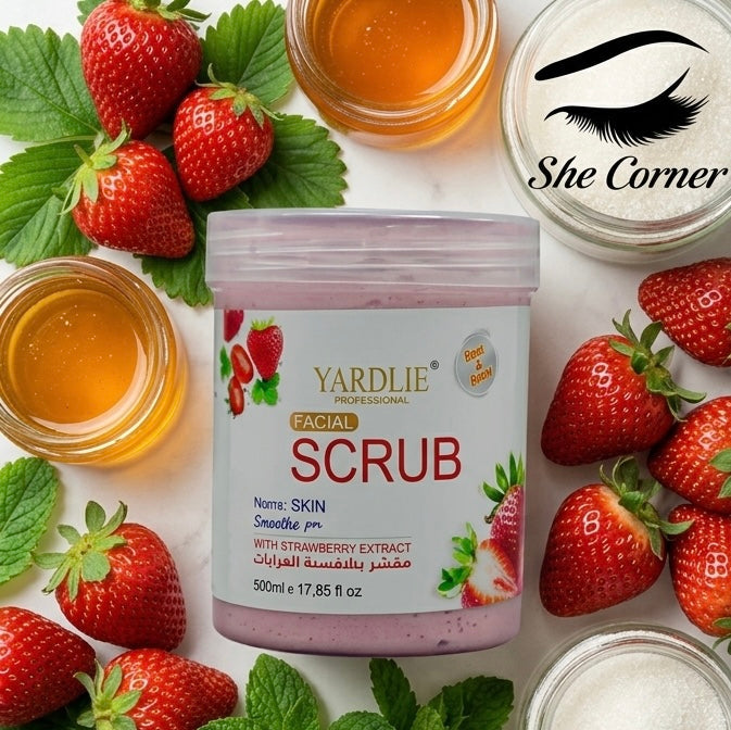 Yardlie Strawberry Facial Scrub 500ml