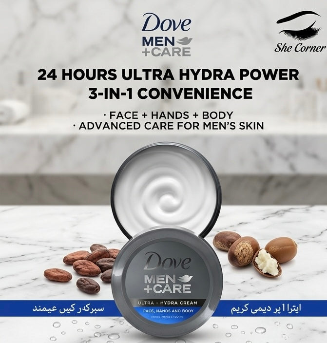 Dove Men+Care Ultra Hydra Moisturizing Cream 150ml