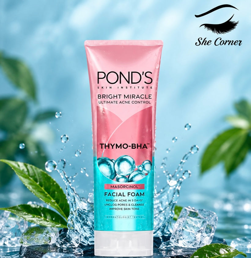 Pond's Bright Miracle Ultimate Acne Control Thymo-BHA Facial Foam