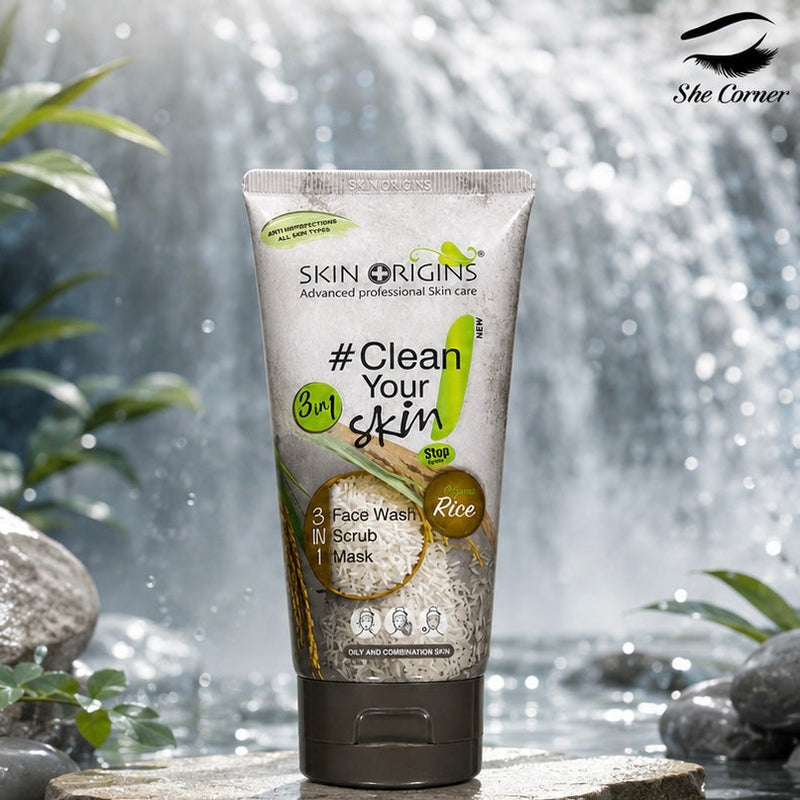 Skin Origins 3-in-1 Rice Face Wash