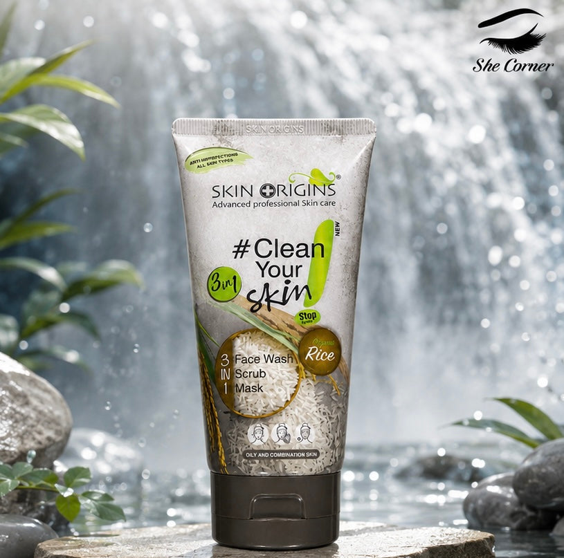 Skin Origins 3-in-1 Rice Face Wash