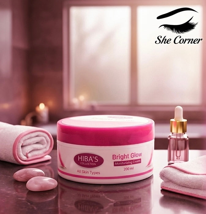Hiba's Bright Glow Moisturizing Cream 200ml