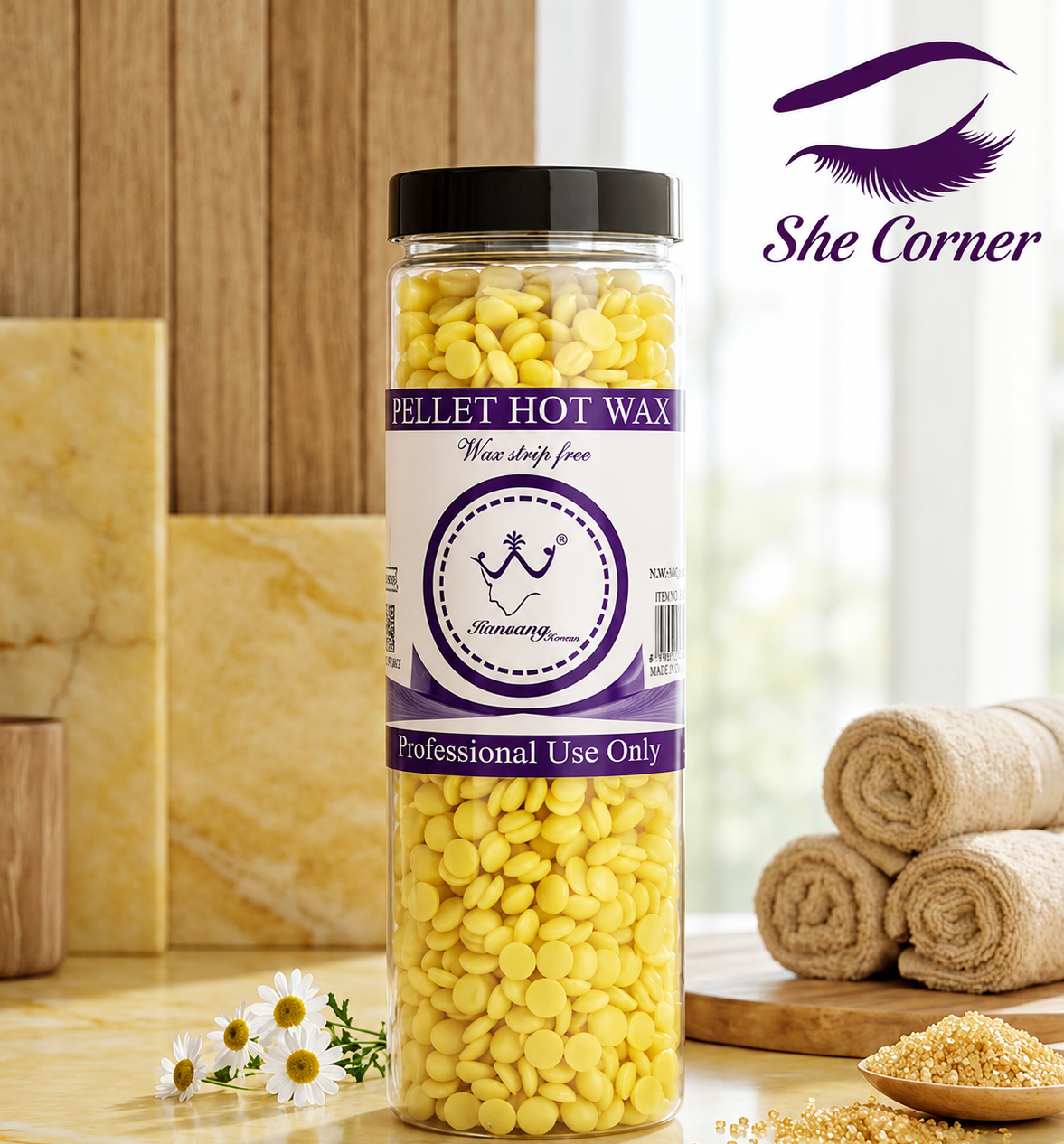 Wax Bean Pellet Hot Wax Yellow