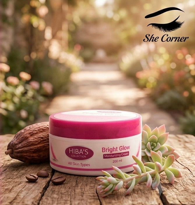 Hiba's Bright Glow Moisturizing Cream 200ml