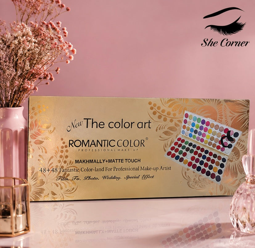The Color Art Romantic 48+48 Colors Eye Kit