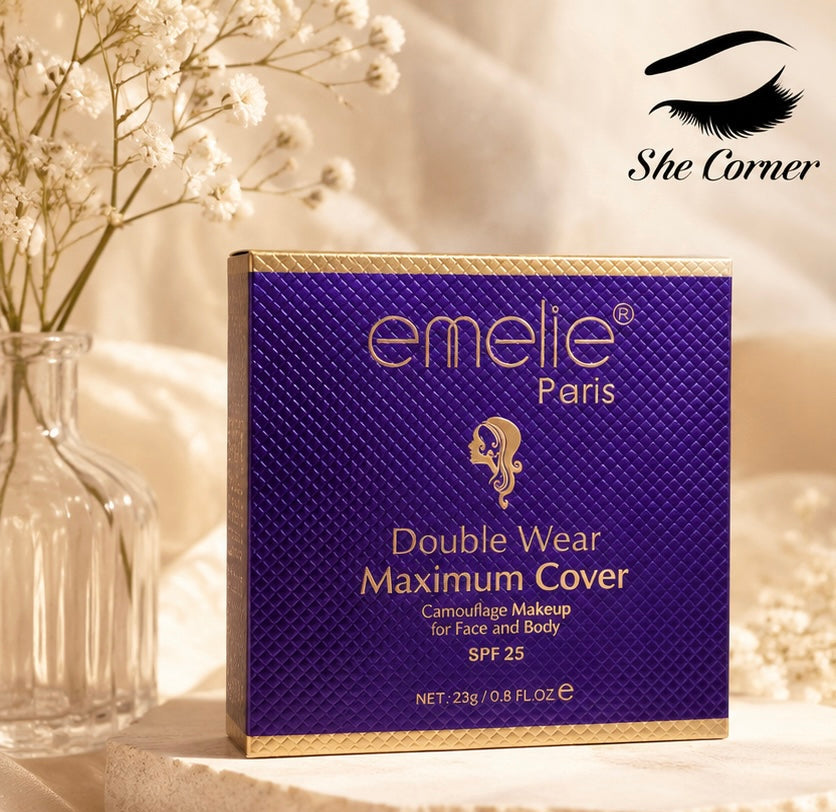 Emelie Paris Double Wear Maximum Cover Face Powder
