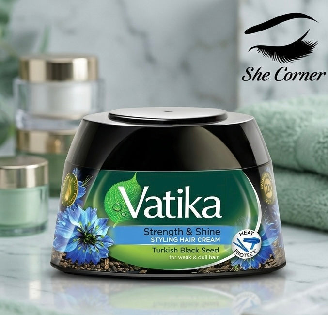 Vatika Strength & Shine Turkish Seed Hair Cream 140ml