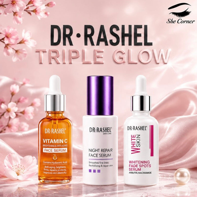 Dr. Rashel Triple Glow Complete Face Serum Combo