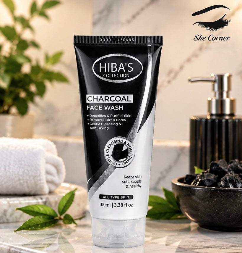 Hiba's Collection Charcoal Face Wash 100ml