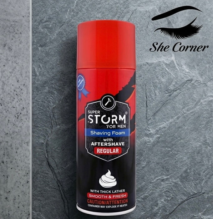 Super Storm Regular Shaving Foam 200ml