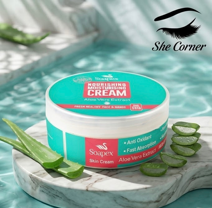 Soapex Aloe Vera Moisturizing Cream 220ml