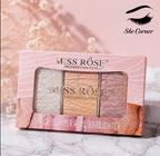 Miss Rose 3 Color Highlighter Powder