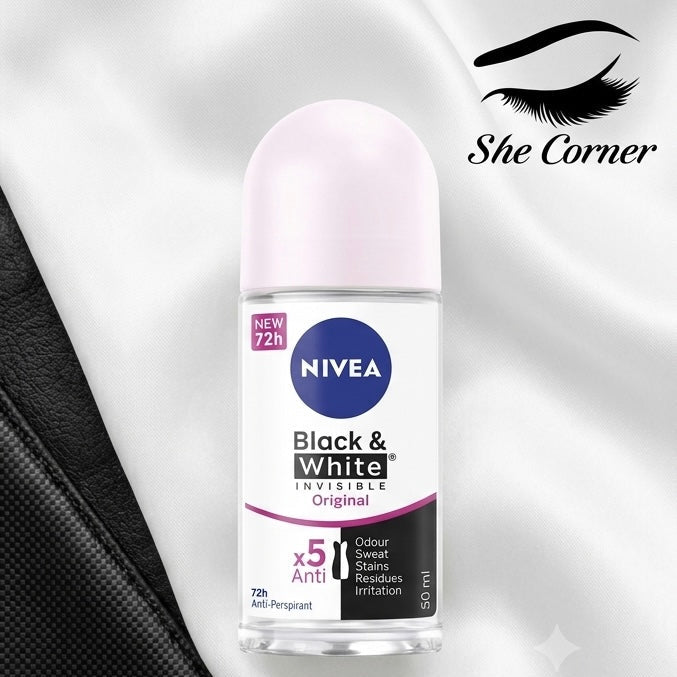 Nivea Men Black & White Roll-On Deodorant