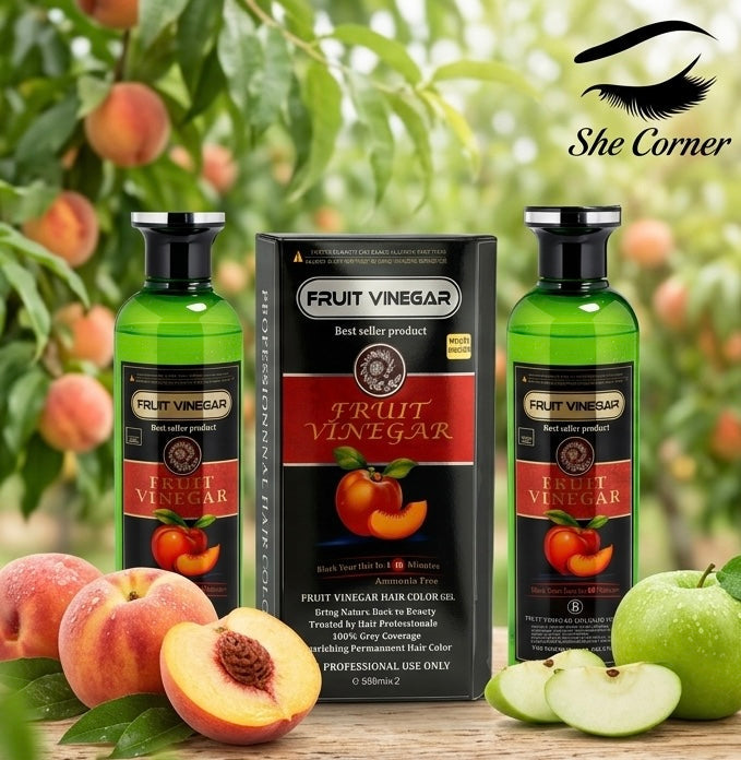 Fruit Vinegar Shampoo Hair Colour Black&Brown