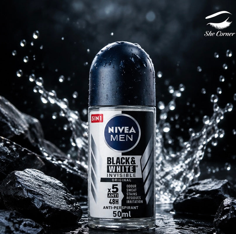 Nivea Black & White Roll-On Deodorant