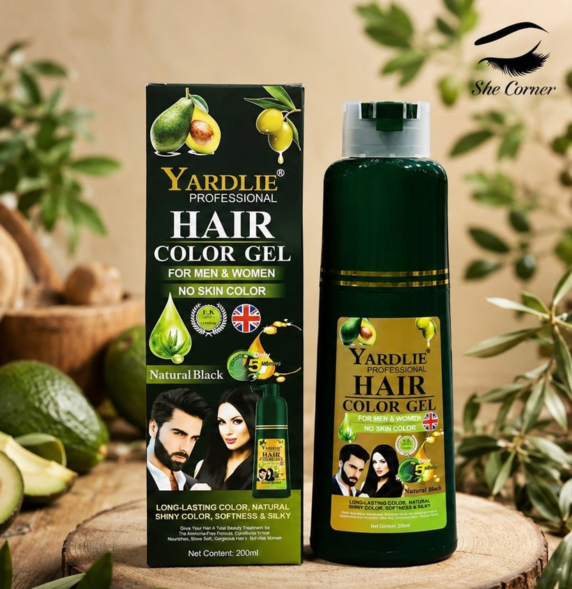 Yardlie Gel Hair Colour Black&Brown