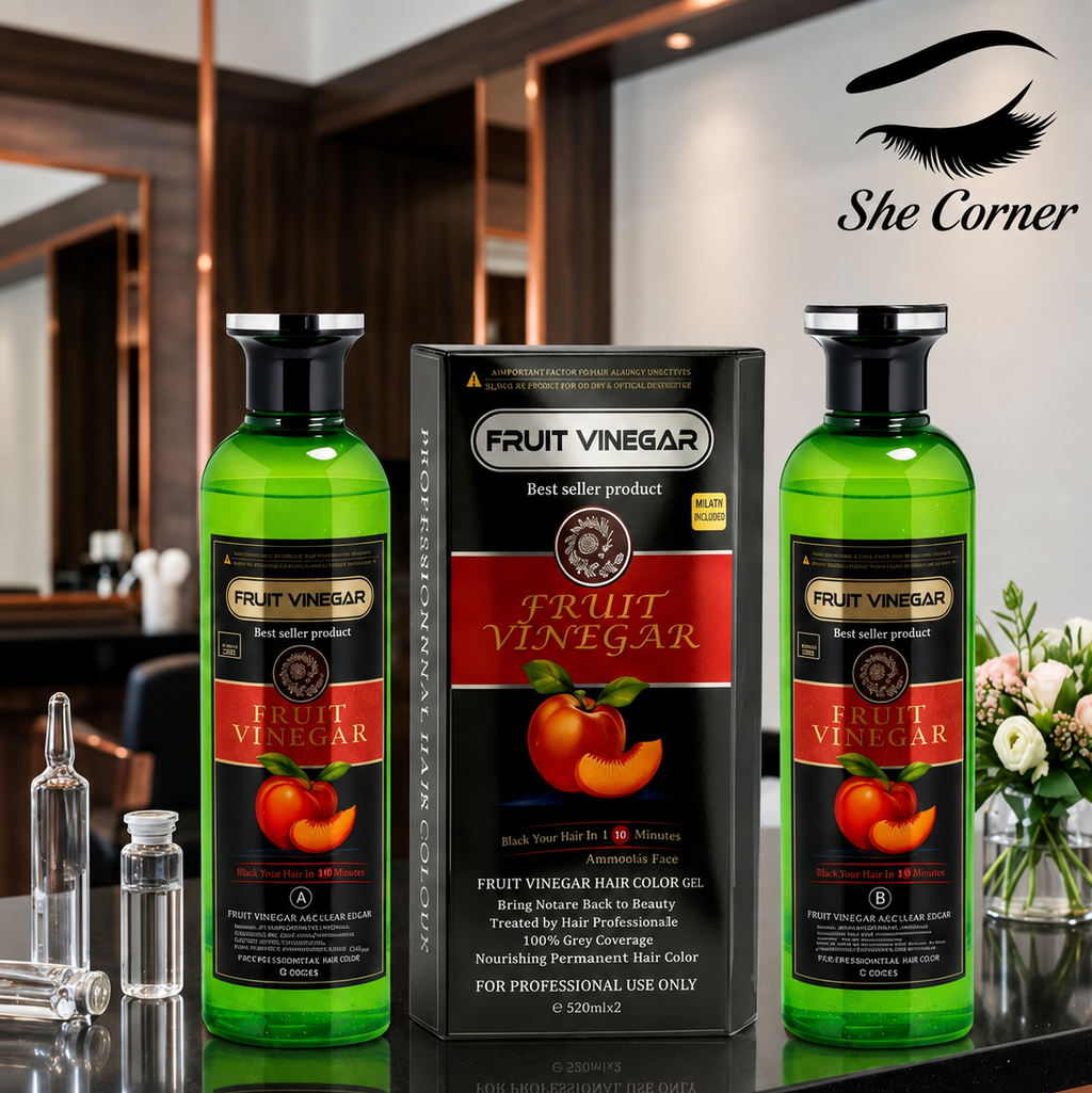 Fruit Vinegar Shampoo Hair Colour Black&Brown