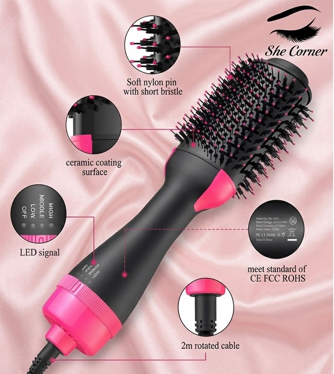 One Step Hair Straightening Brush