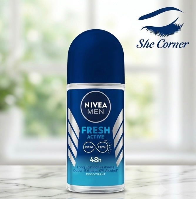 Nivea Men Fresh Active Roll-On Deodorant