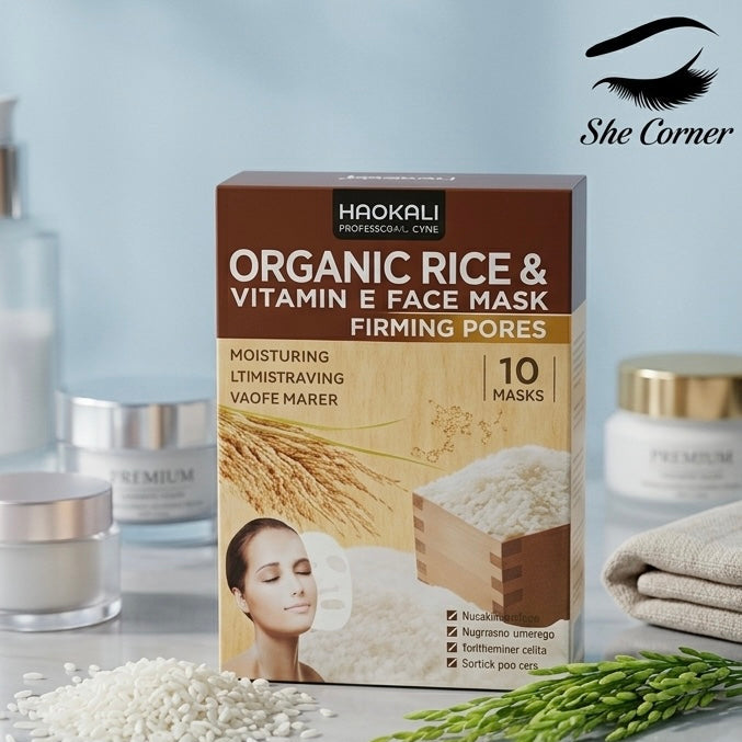 Hoakali Organic Rice Face Sheet Mask PC1