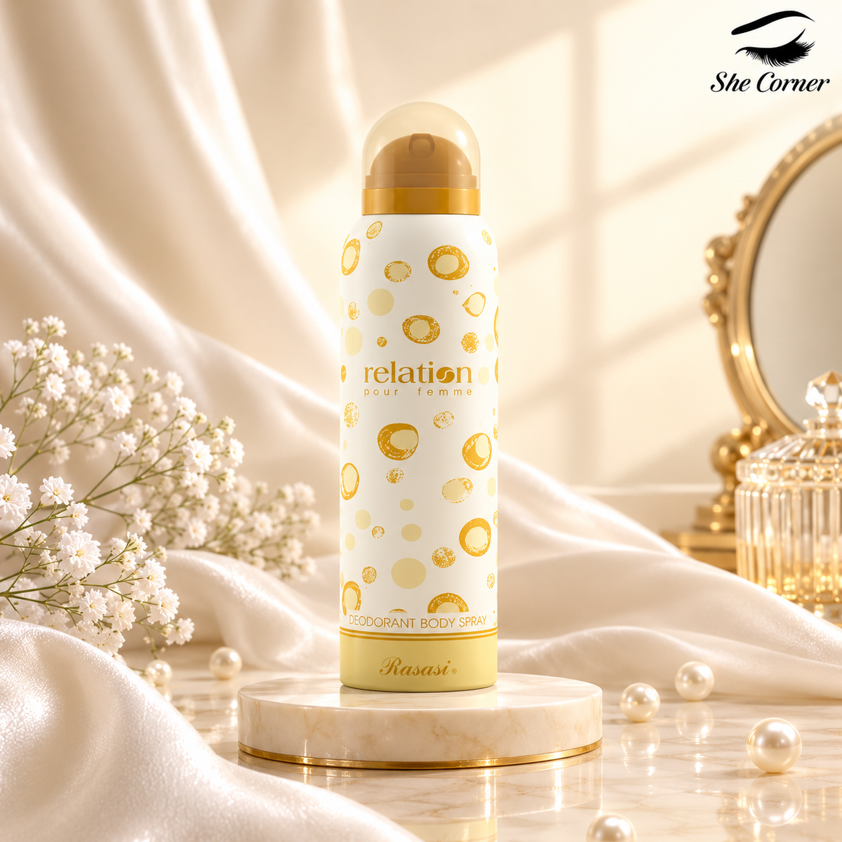 Rasasi Relation Golden Body Spray