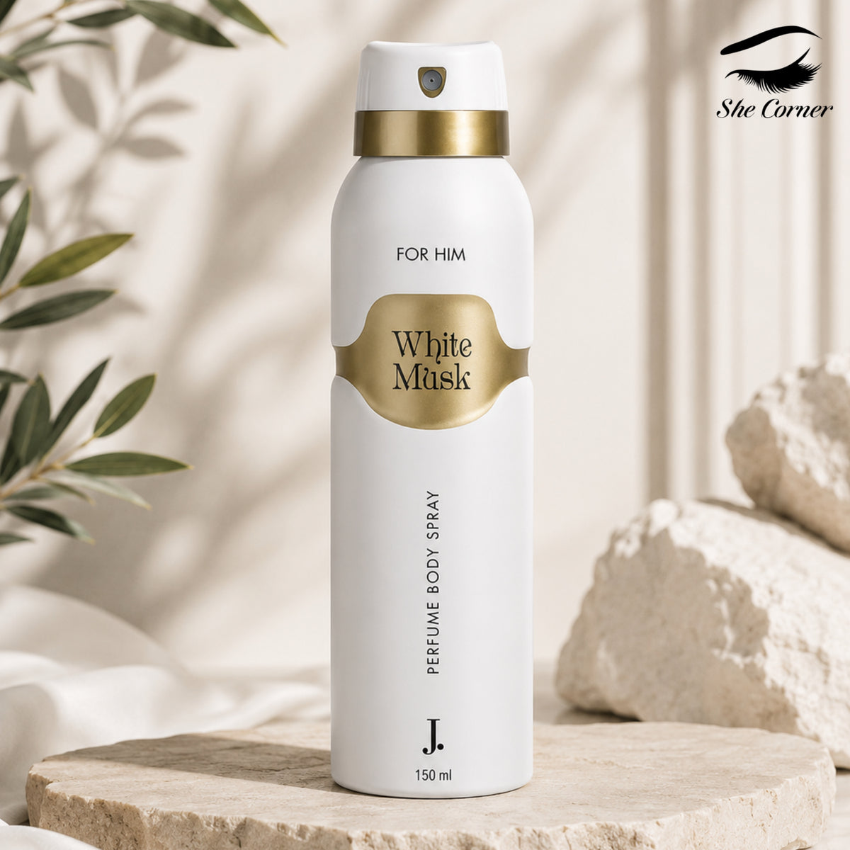 J. Janan White Musk Body Spray