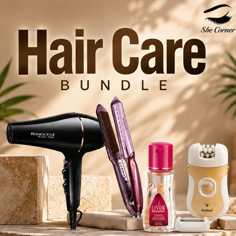 Complete Hair Care & Styling 4-Piece Bundle