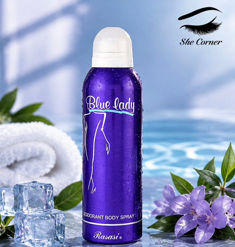 Rasasi Blue For Lady Body Spray