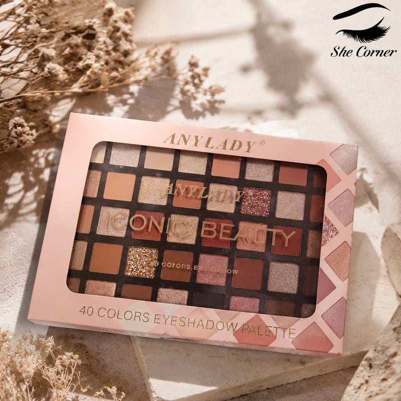 Any Lady Iconic Beauty 40 Colors Eye Kit