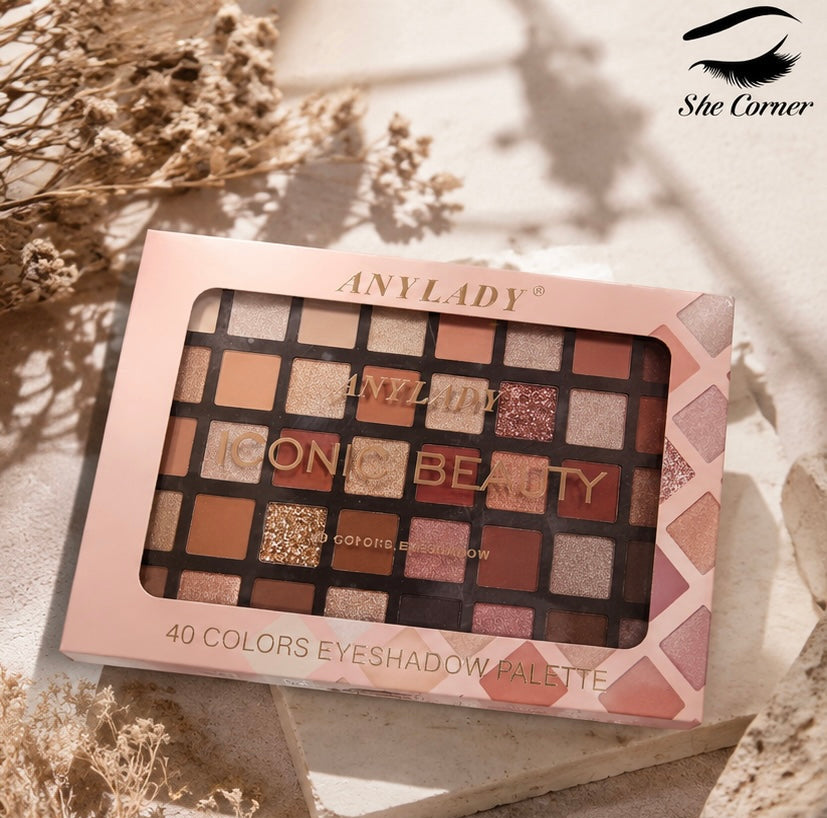 Any Lady Iconic Beauty 40 Colors Eye Kit