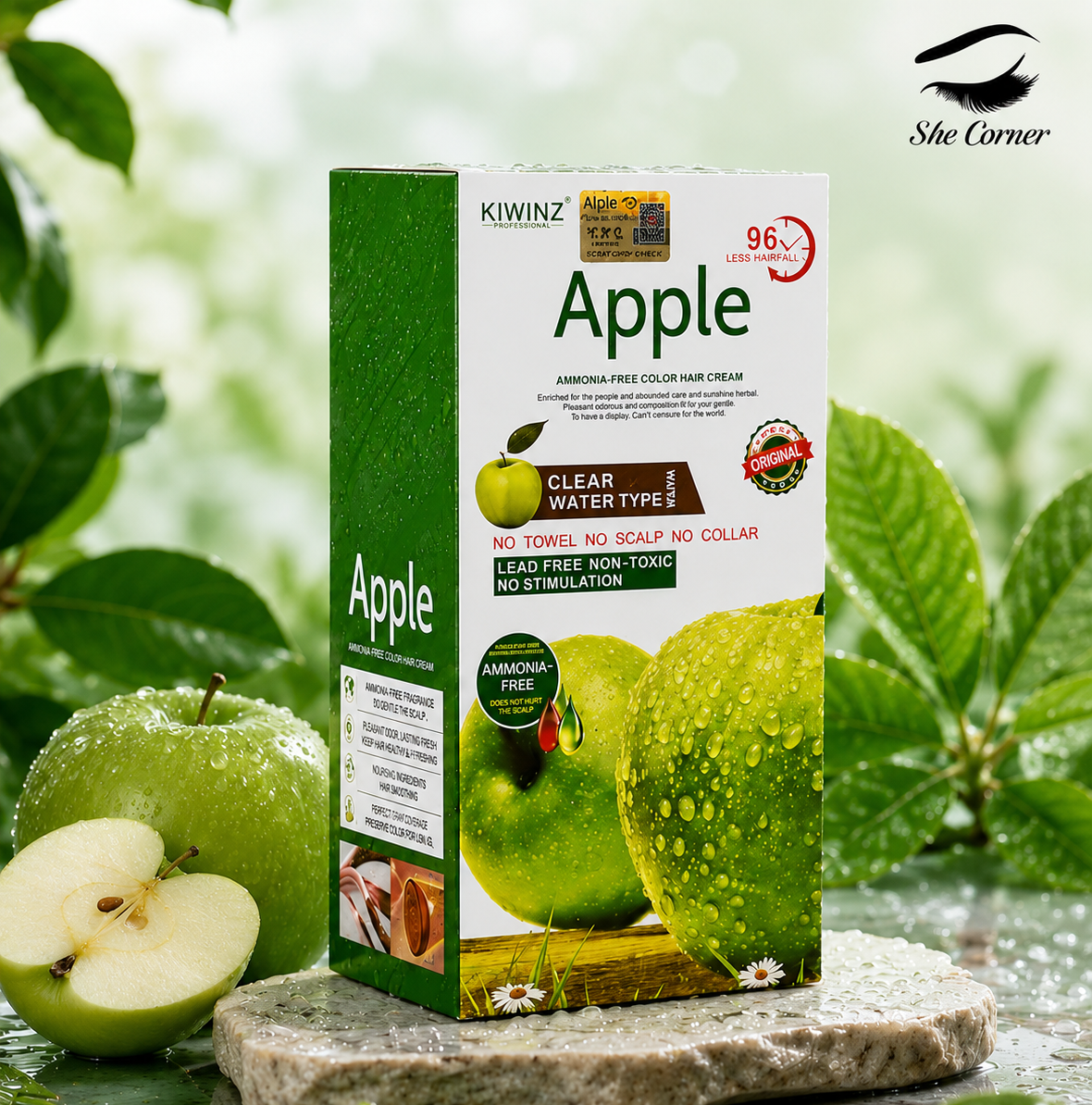 Apple Shampoo Hair Colour Black&Brown
