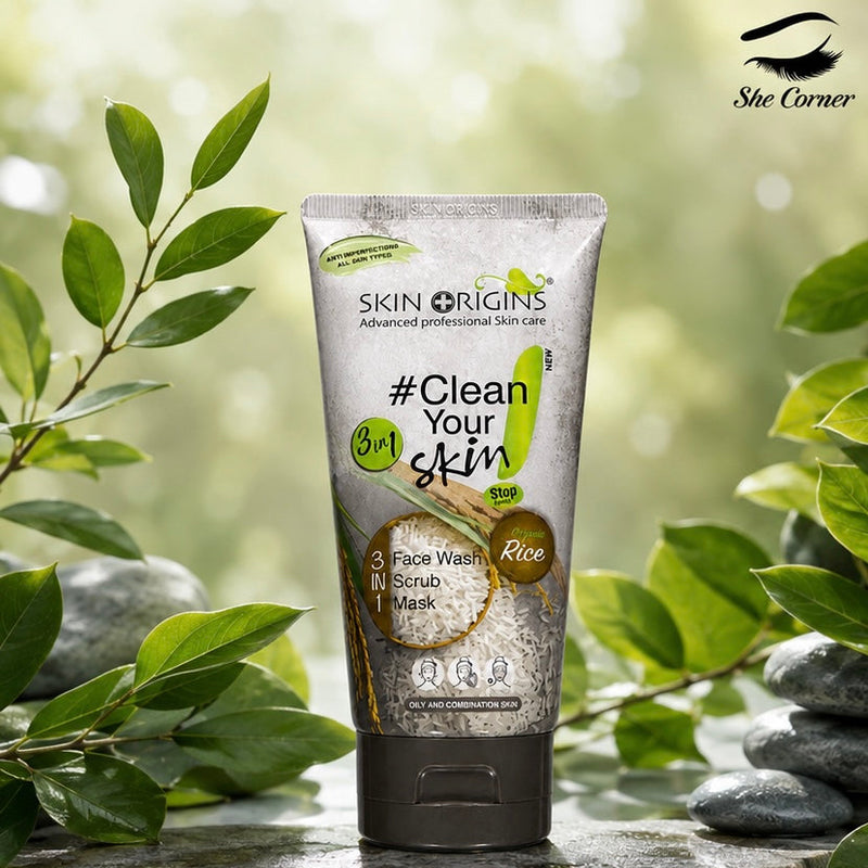 Skin Origins 3-in-1 Rice Face Wash