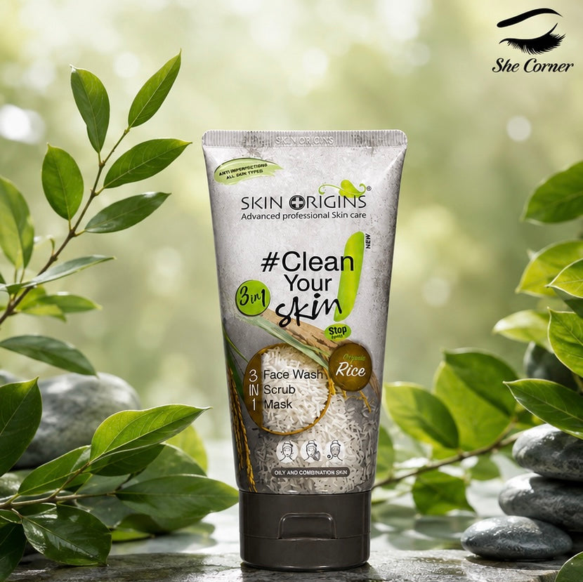 Skin Origins 3-in-1 Rice Face Wash