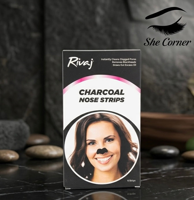 Rivaj Charcoal Nose Strips 6 Pieces