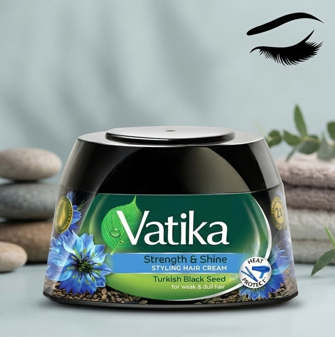 Vatika Strength & Shine Turkish Seed Hair Cream 140ml