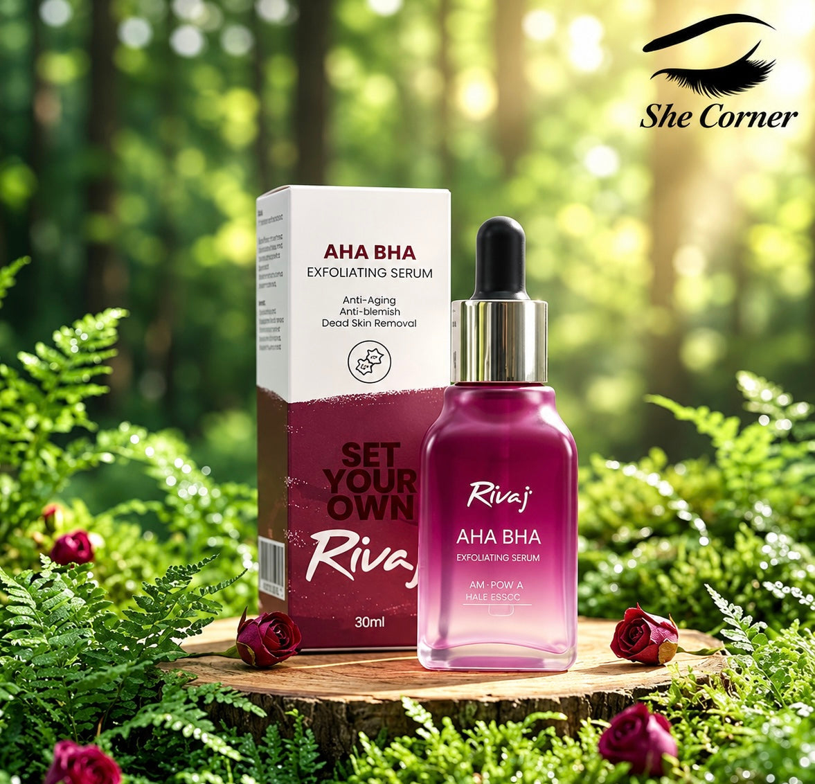 Rivaj AHA BHA Exfoliating Face Serum