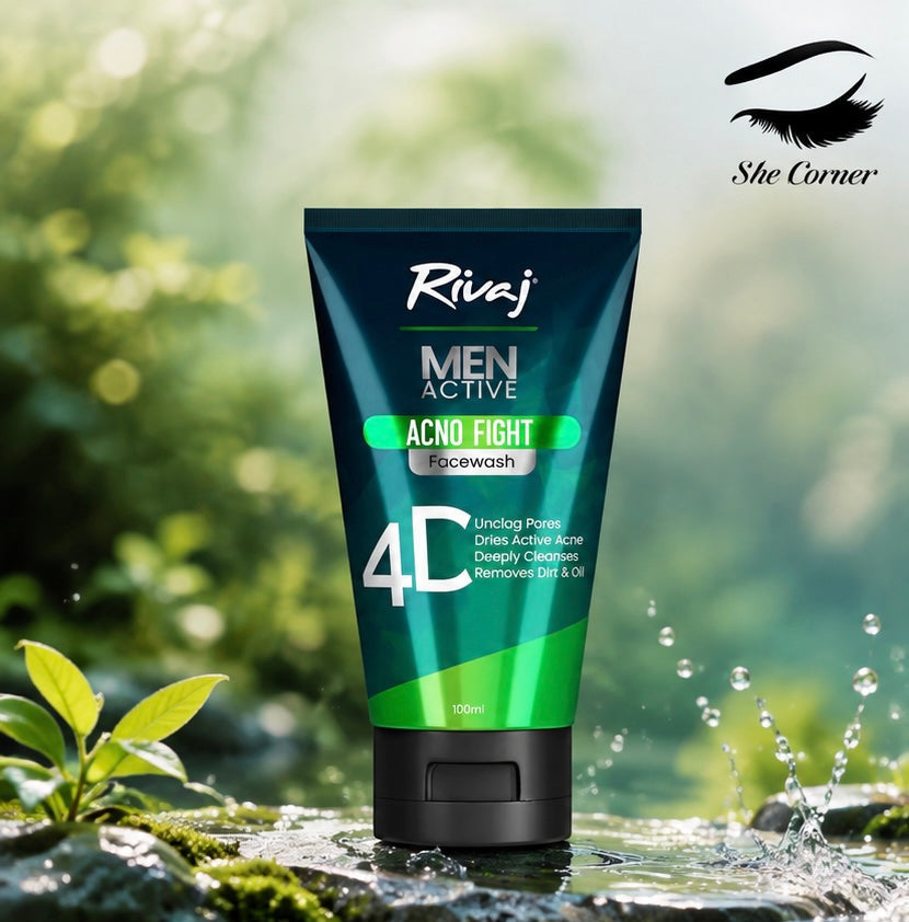 Rivaj Men Active Acno Fight 4D Face Wash