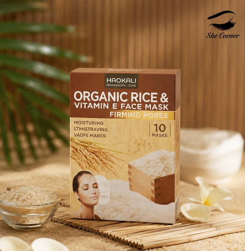 Hoakali Organic Rice Face Sheet Mask PC1