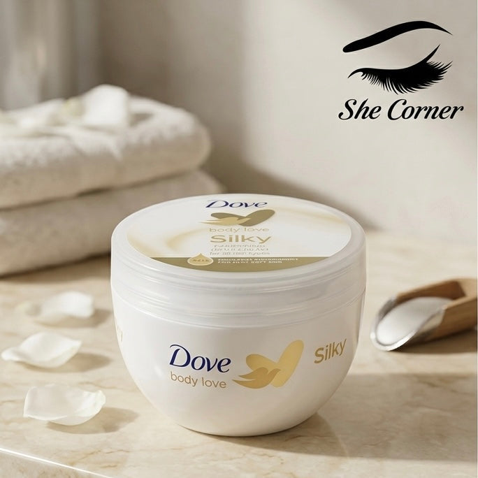 Dove Body Love Silky Moisturizing Cream 300ml