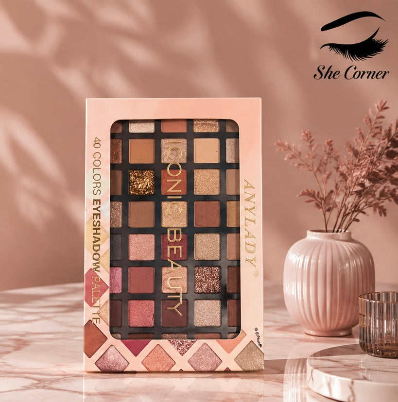 Any Lady Iconic Beauty 40 Colors Eye Kit