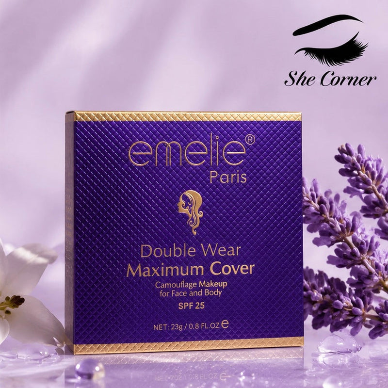 Emelie Paris Double Wear Maximum Cover Face Powder