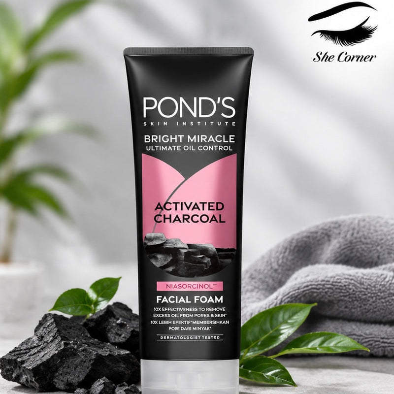 Pond’s Bright Miracle Ultimate Oil Control Activated Charcoal Facial Foam
