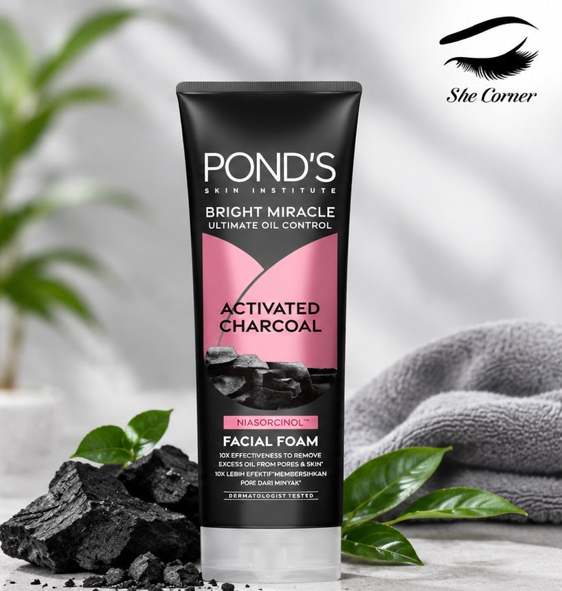 Pond’s Bright Miracle Ultimate Oil Control Activated Charcoal Facial Foam