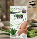 Just Glow Aloe Vera Hair Removal Strips 20 Pieces