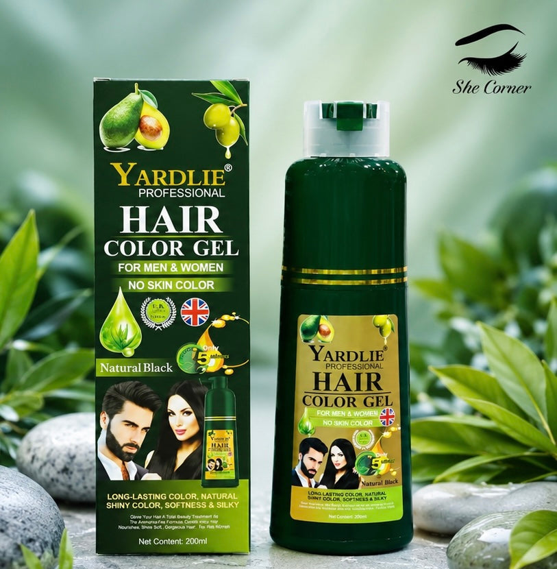 Yardlie Gel Hair Colour Black&Brown